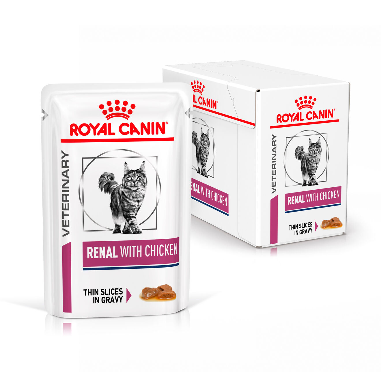 Royal Canin Renal With Chicken Cat konserv (õhukesed viilud kastmes)