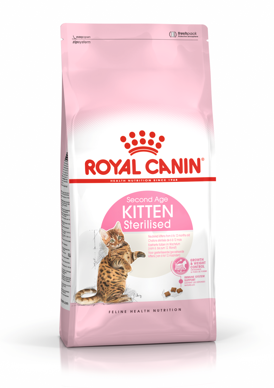 Royal Canin Kitten Sterilised - Piensoymascotas Formato Pack 12 x Bolsa de  85 gr