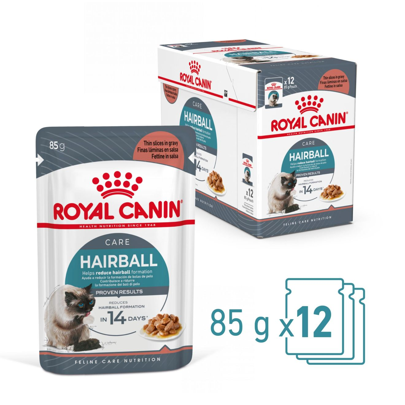 Hairball Care Finas láminas en salsa