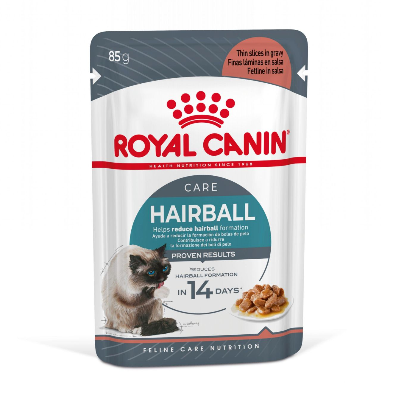 Hairball Care Finas láminas en salsa