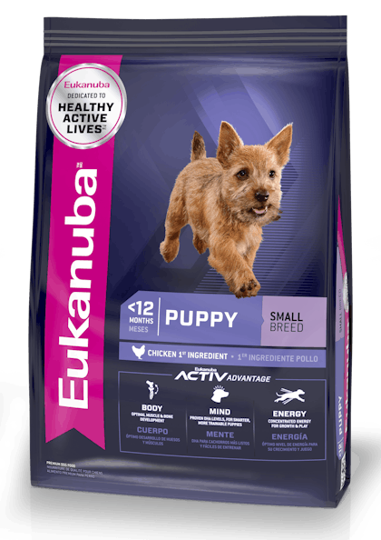 EUKANUBA - PUPPY SMALL BREED - PACKSHOT - EN/SP