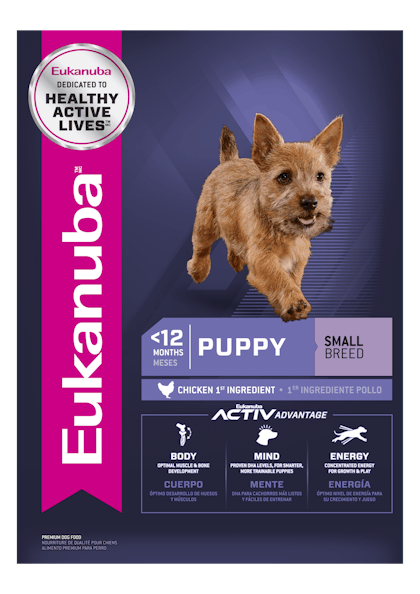 EUKANUBA - PUPPY SMALL BREED - FACING - EN/SP