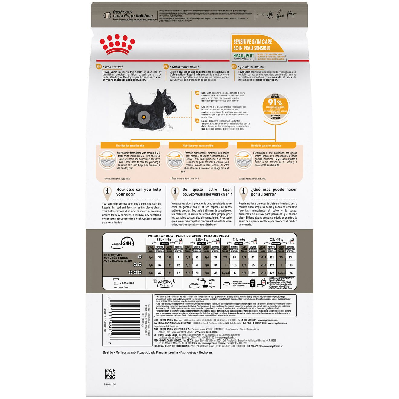 Royal canin sensitive skin care best sale dog food