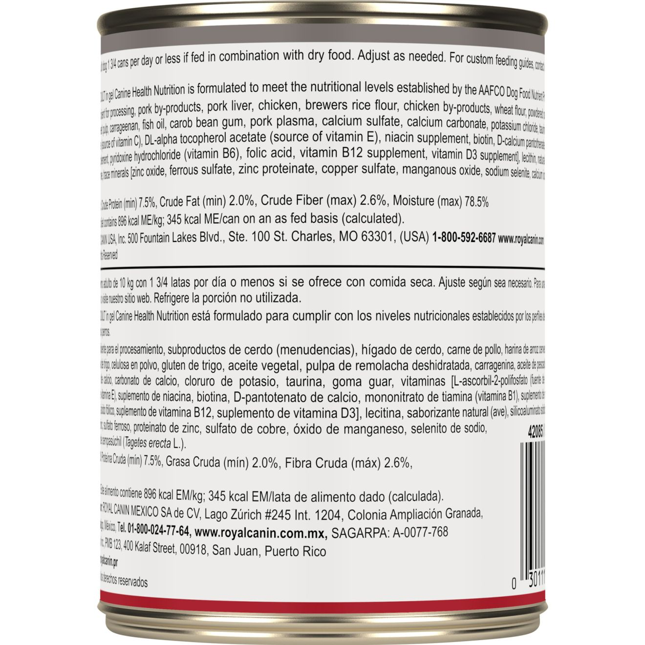 Adult In Gel Canned Dog Food