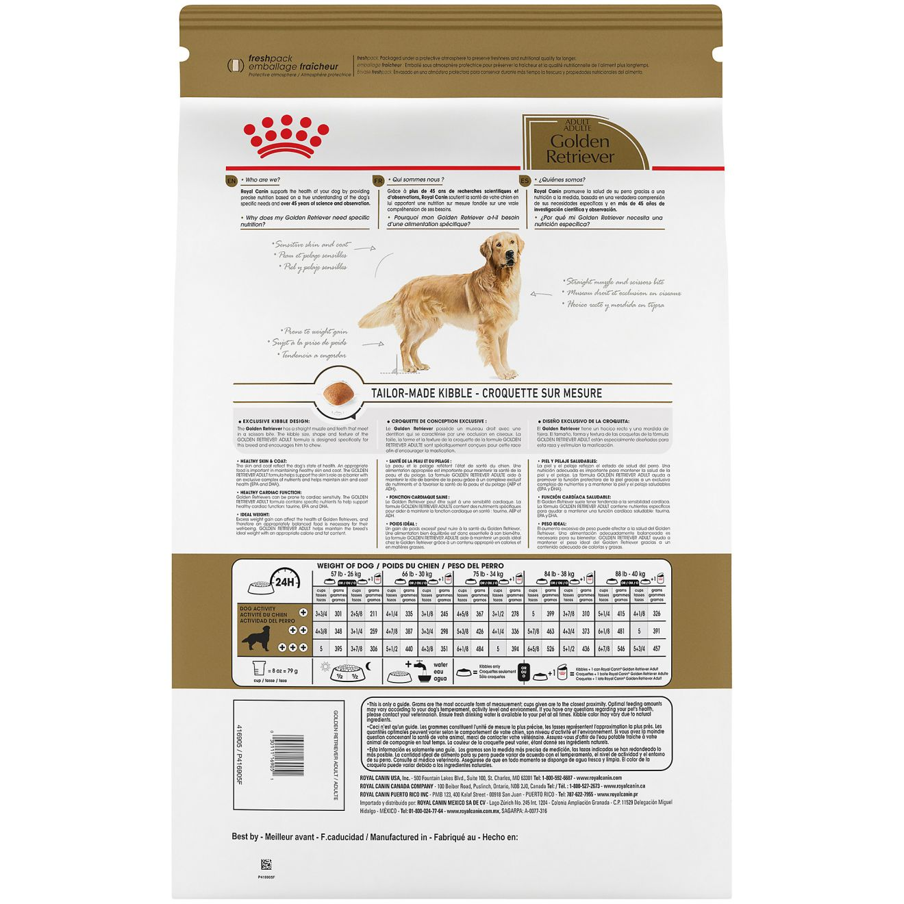 Golden Retriever Adult Dry Dog Food