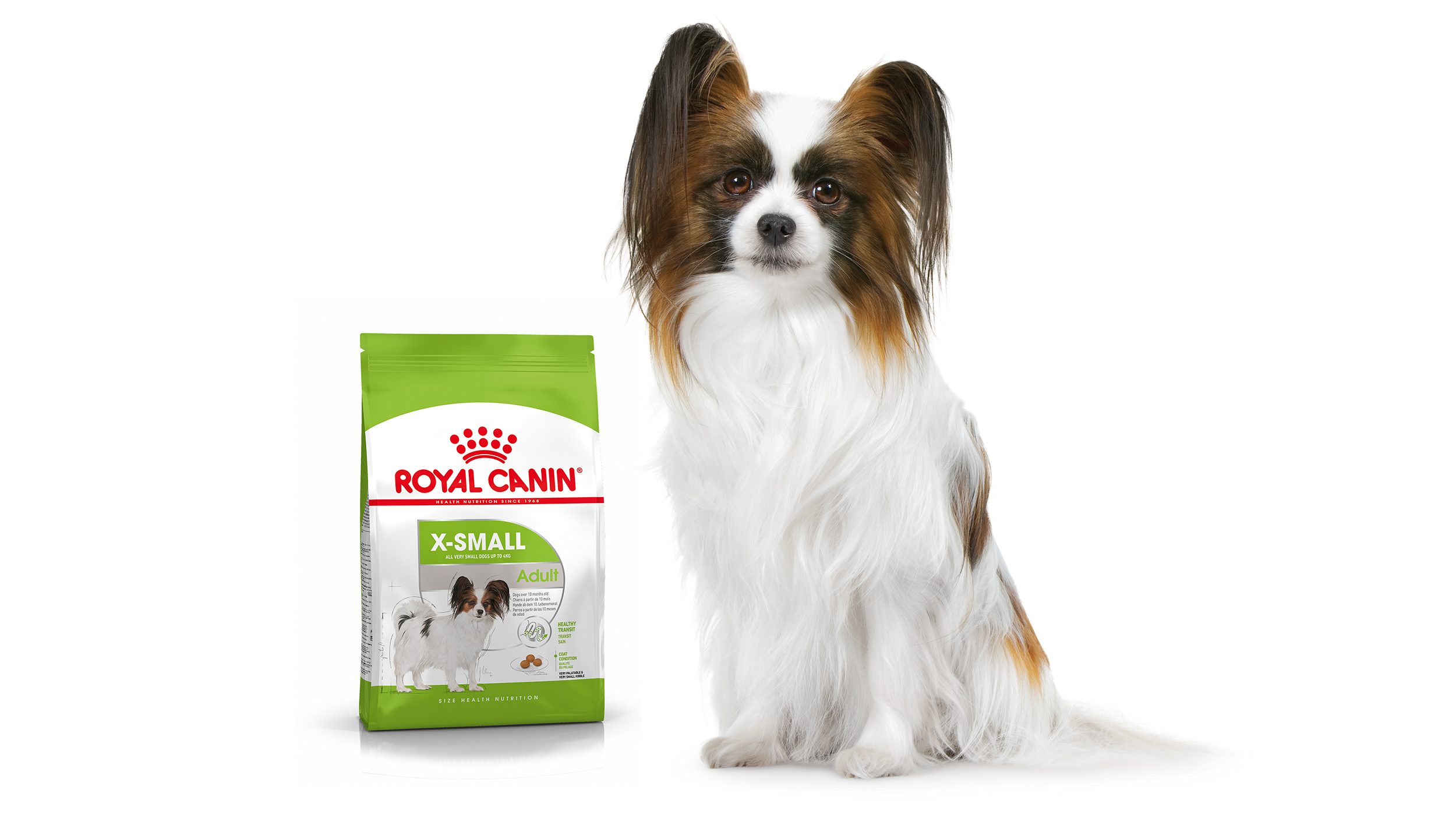 Slika prikazuje brikete iz linije hrane za zelo majhne pse