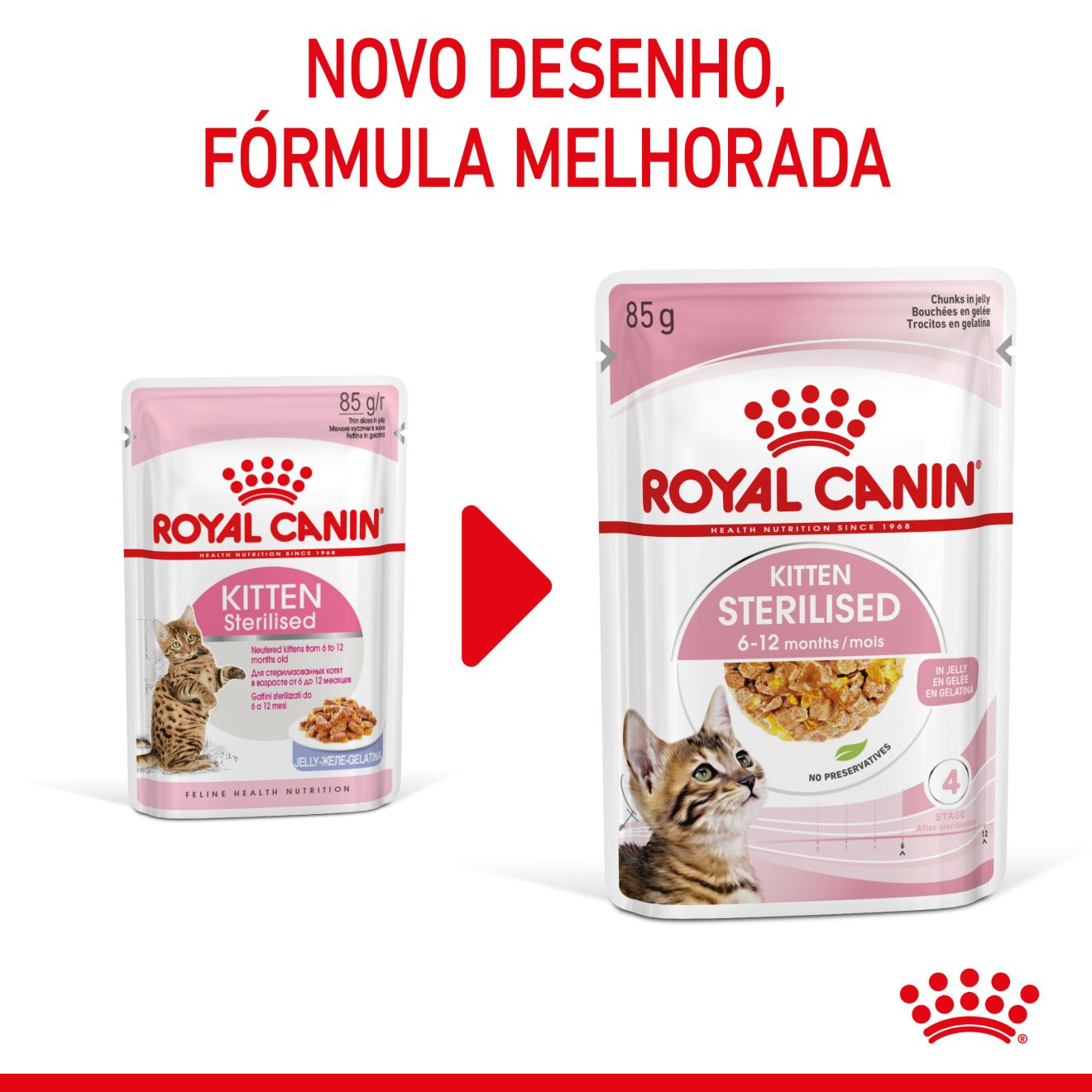 KITTEN STERILISED Chunks in jelly