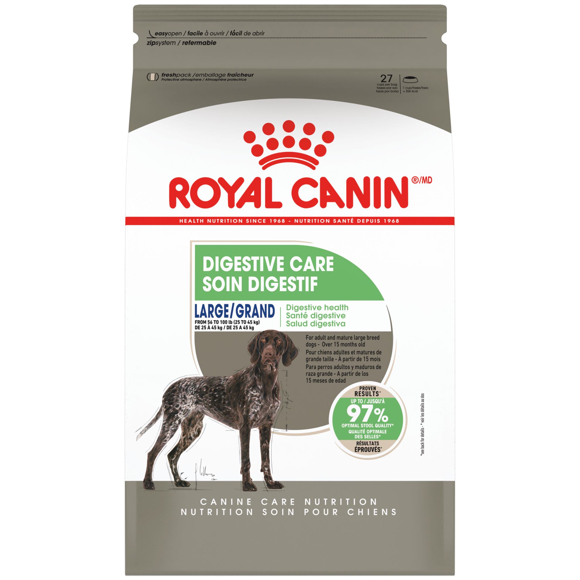 GRAND SOIN DIGESTIF – nourriture sèche pour chiens