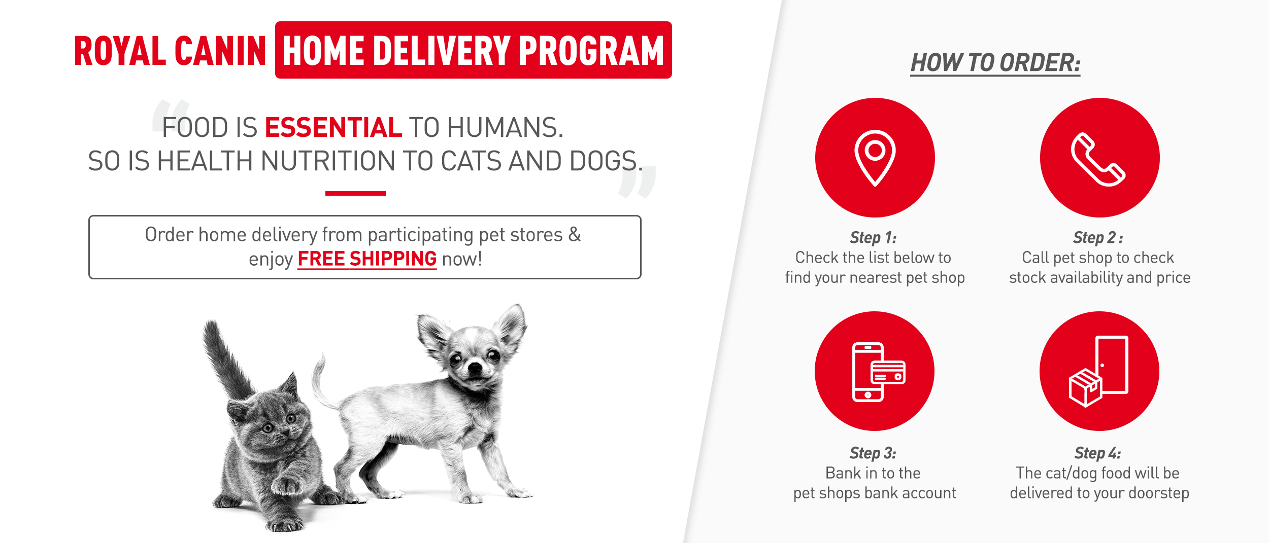 Royal Canin Home Delivery Program - Royal Canin