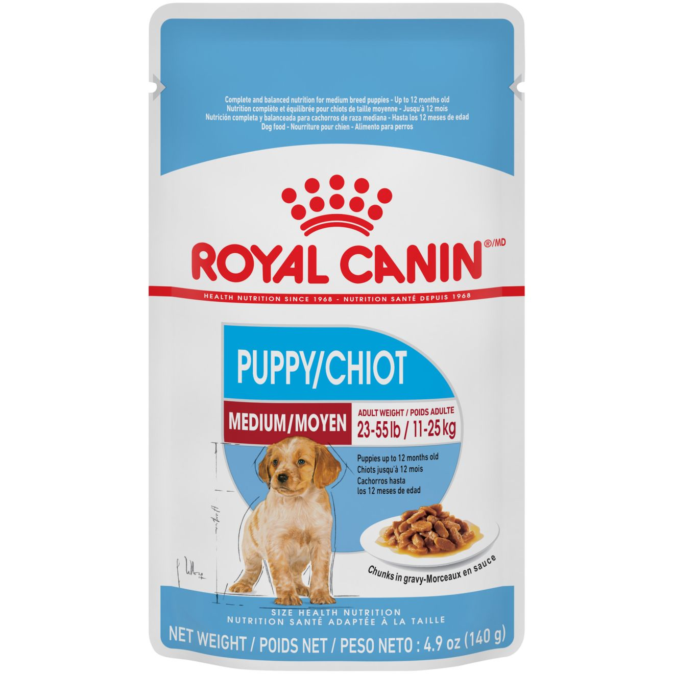 Medium Puppy Pouch Dog Food Canin US