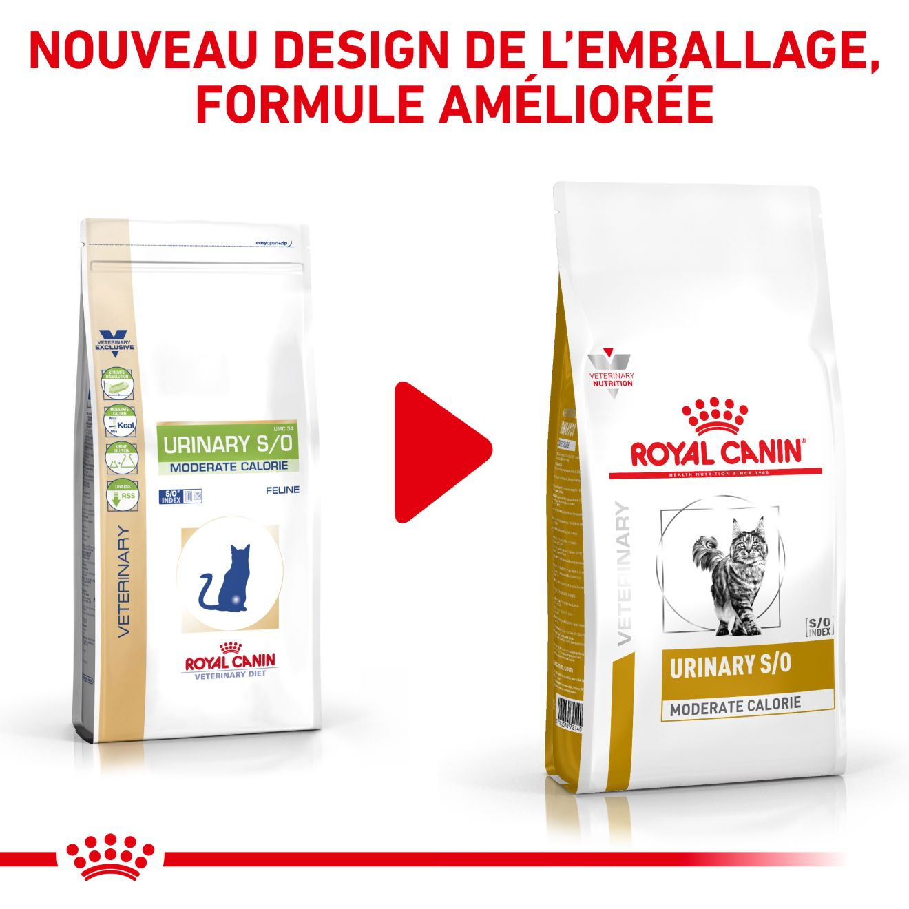 Royal Canin Urinary S/O Moderate Calorie Nourriture pour Chat 12 x