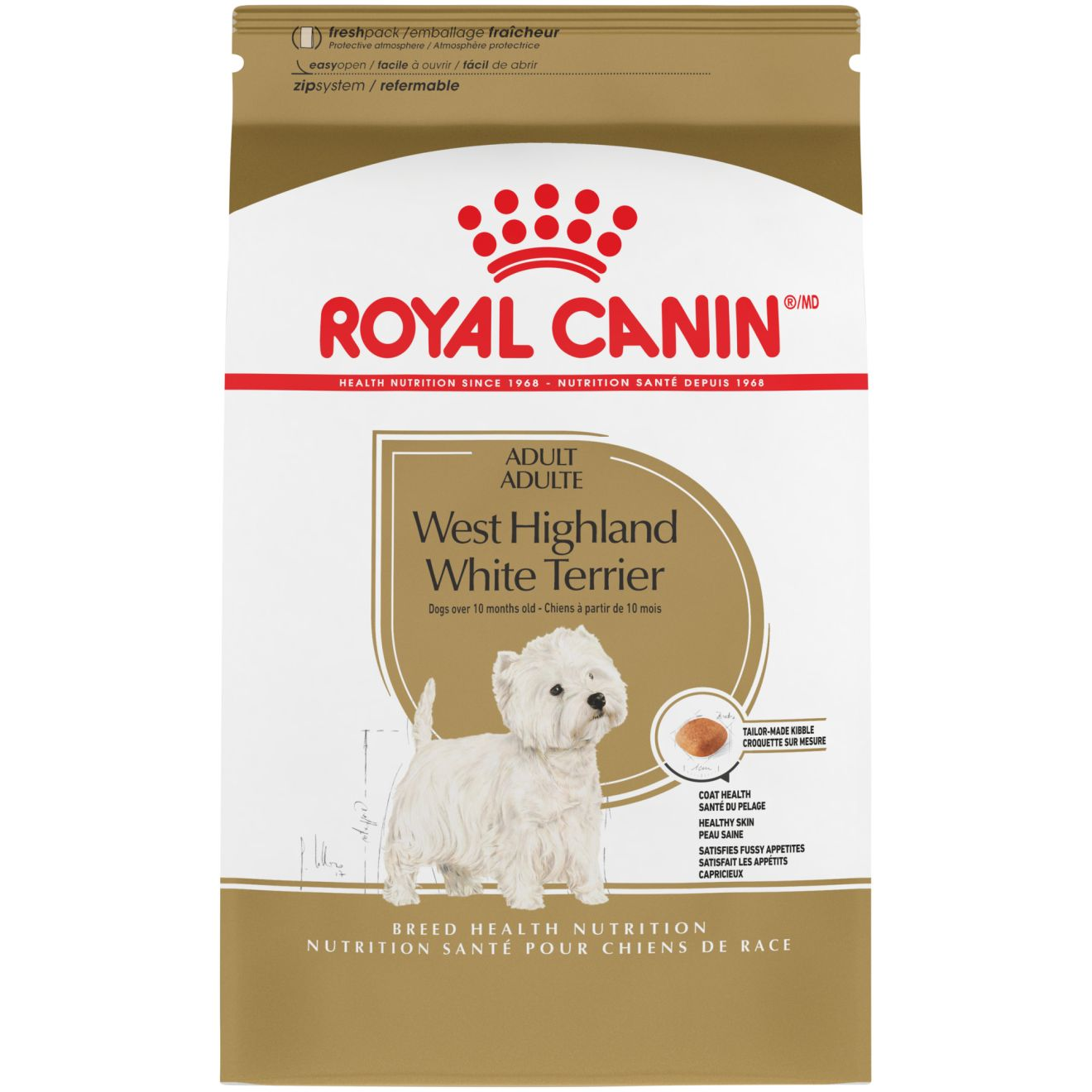 West Highland White Terrier Adult Dry Dog Food Royal Canin US