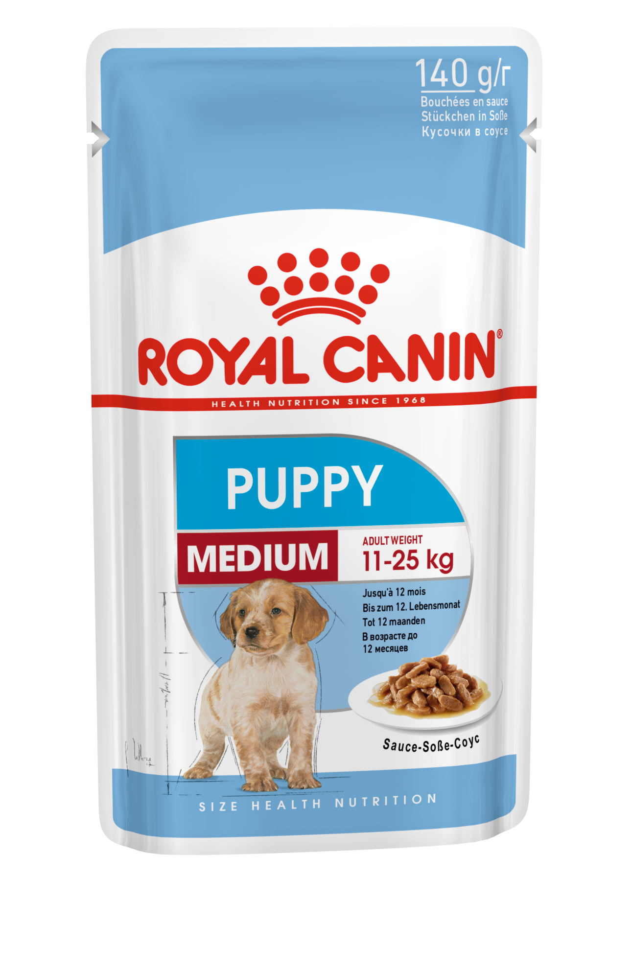 grafisch wasserette tofu Medium Puppy Wet - Royal Canin