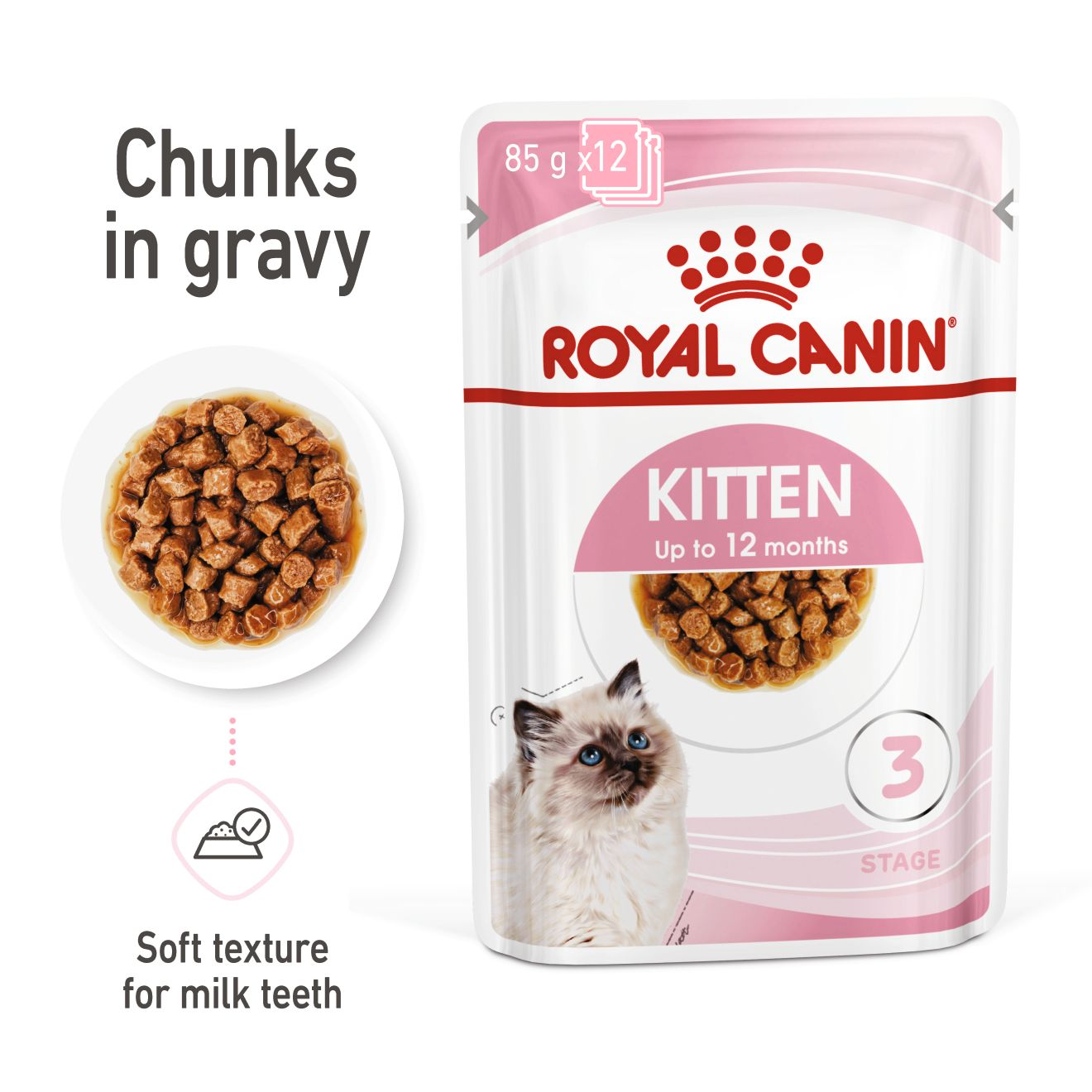 KITTEN  Chunks in gravy