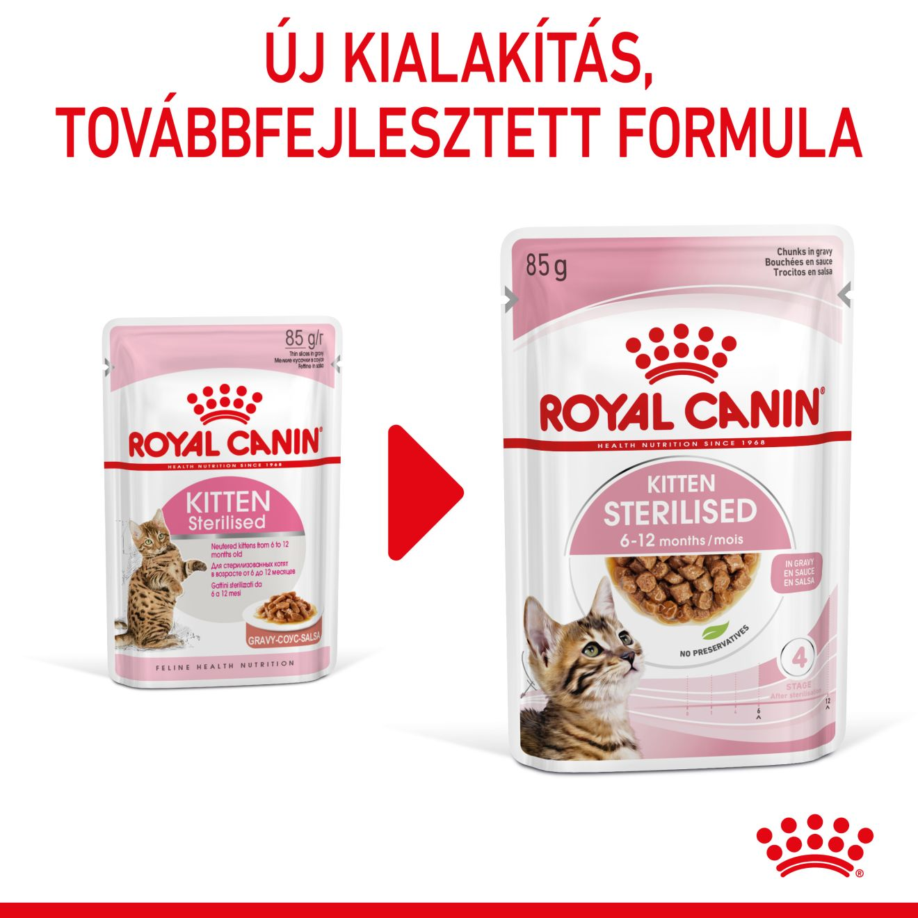 Kitten Sterilised Chunks in gravy