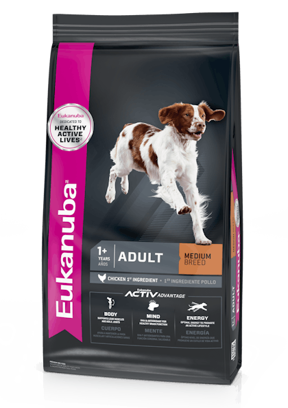 EUKANUBA - ADULT MEDIUM BREED - PACKSHOT - EN/SP