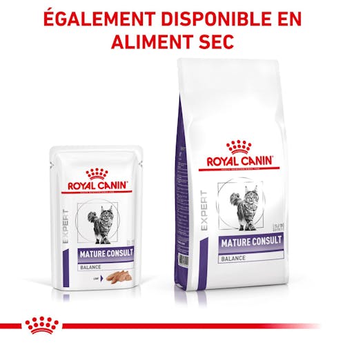 Mature Consult Balance Mousse - Aliment vétérinaire - Sachet fraîcheur pour chat