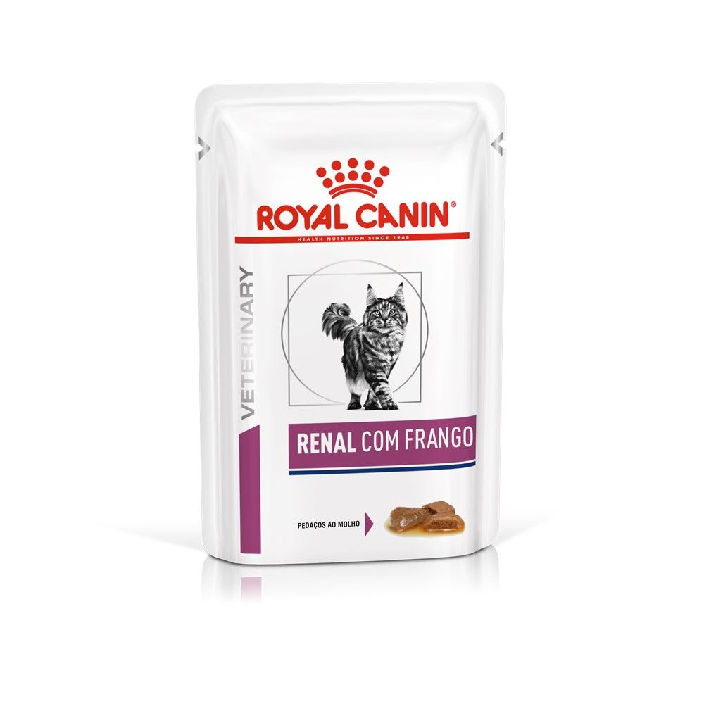 Renal Feline Pedaços ao Molho Alimento Úmido