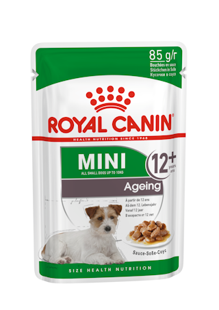 อาหารสุนัขสูงวัย พันธุ์เล็ก ชนิดเปียก (MINI AGEING 12+ GRAVY)