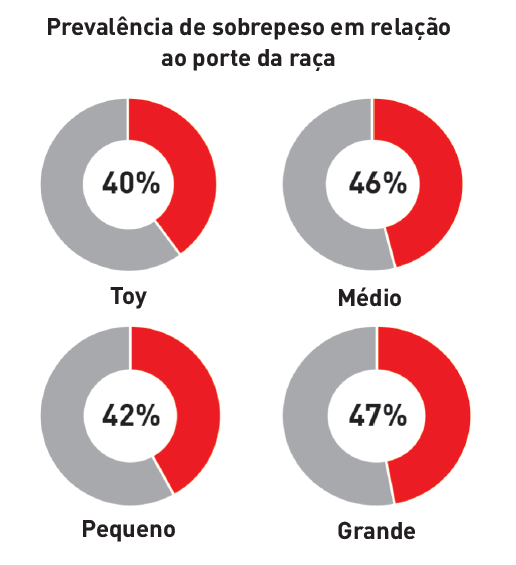 Prevalência de sobrepeso em diferentes raças de cães atendidas no Banfield Pet Hospital