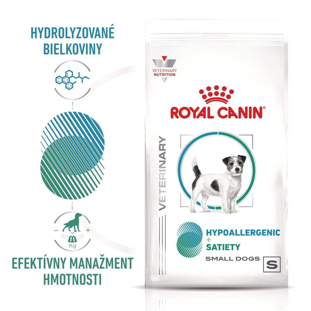 VHN Dog CA Hypoallergenic Satiety Small