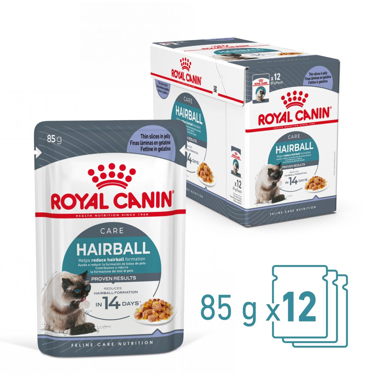 Hairball Care Jelly (émincé en gelée) 
