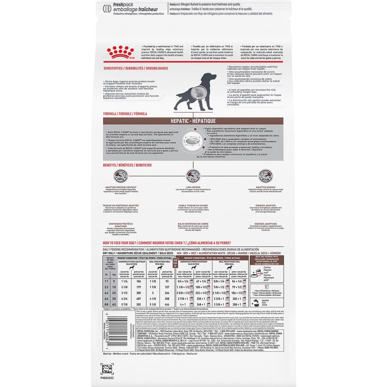 Royal canin canine outlet hepatic dry