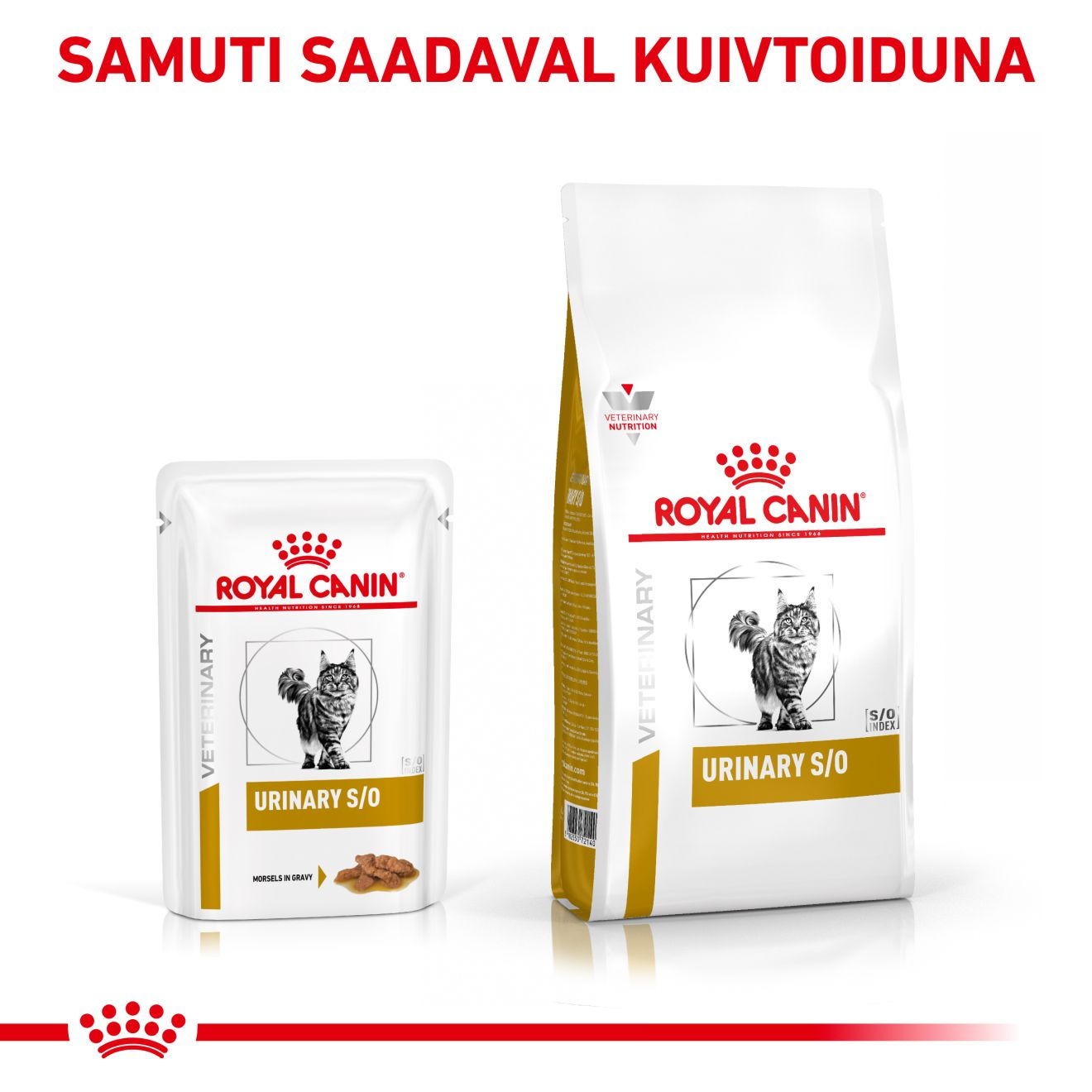 Royal Canin Urinary S/O Cat konserv (tükid kastmes)