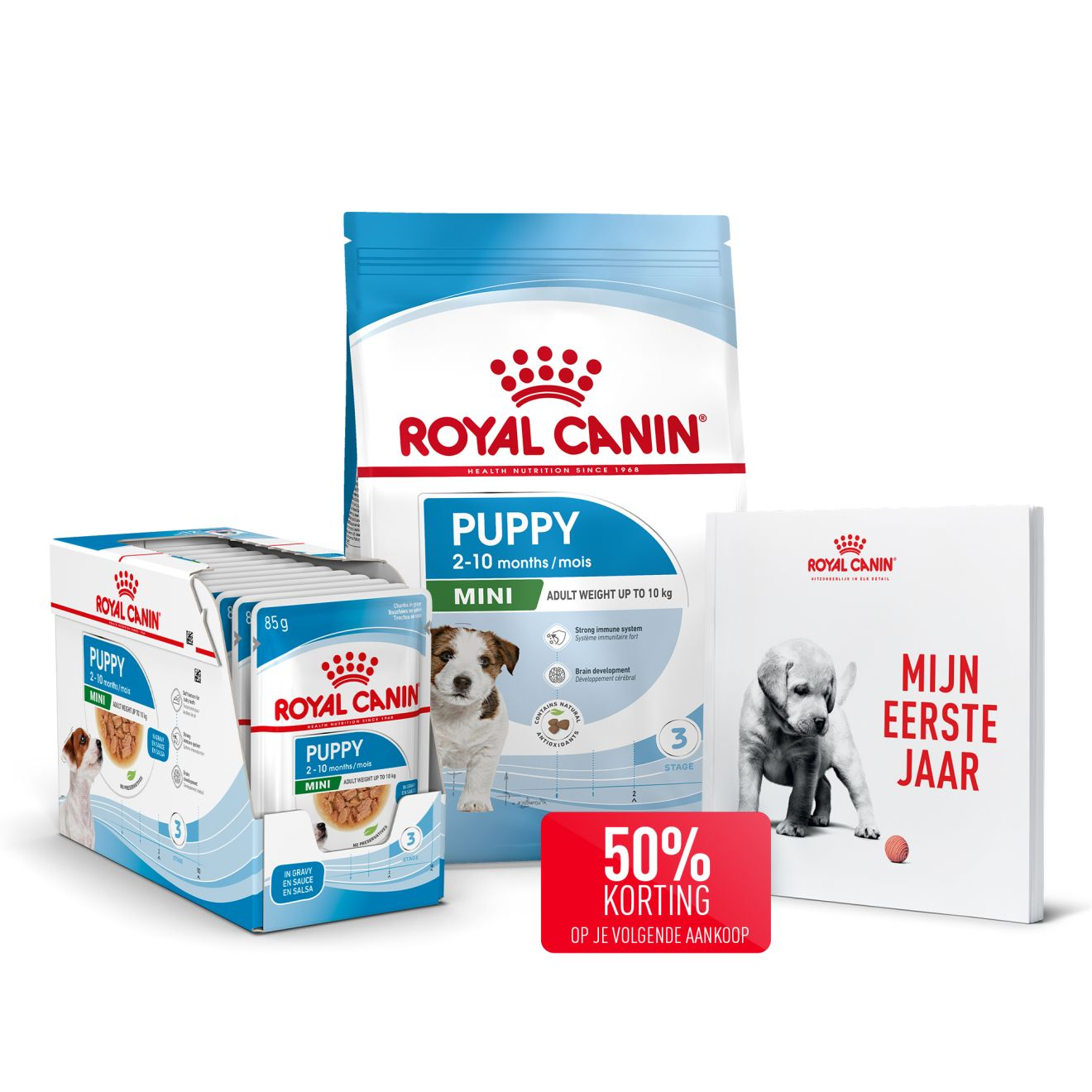 Inhoud Royal Canin Puppypakket