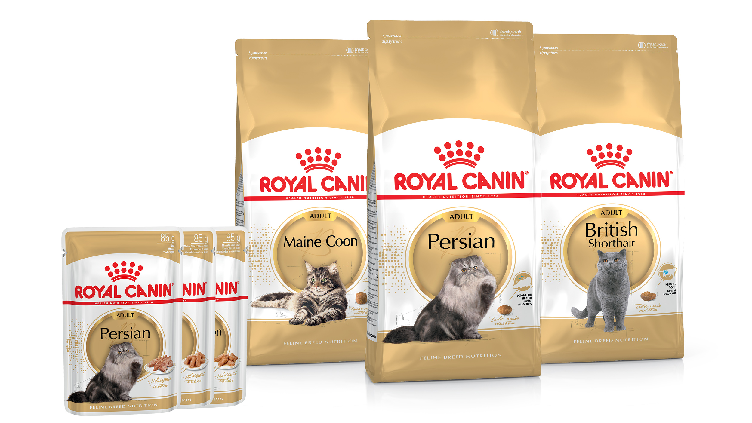 Продукти за породисти котки