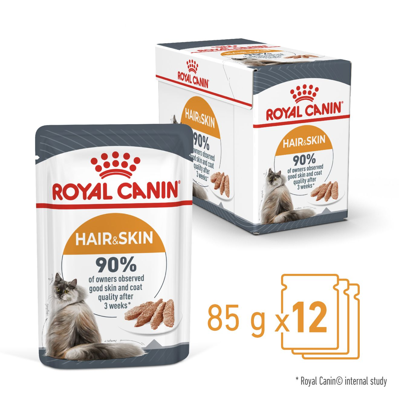 Makanan kucing royal canin hair and skin hotsell