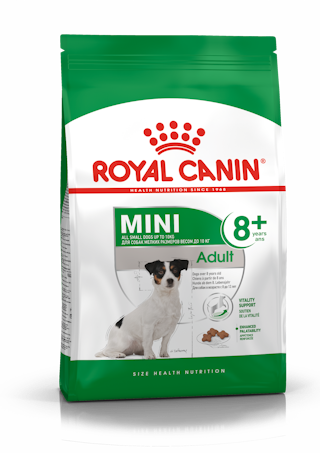 อาหารสุนัขสูงวัย พันธุ์เล็ก ชนิดเม็ด (MINI ADULT 8+)