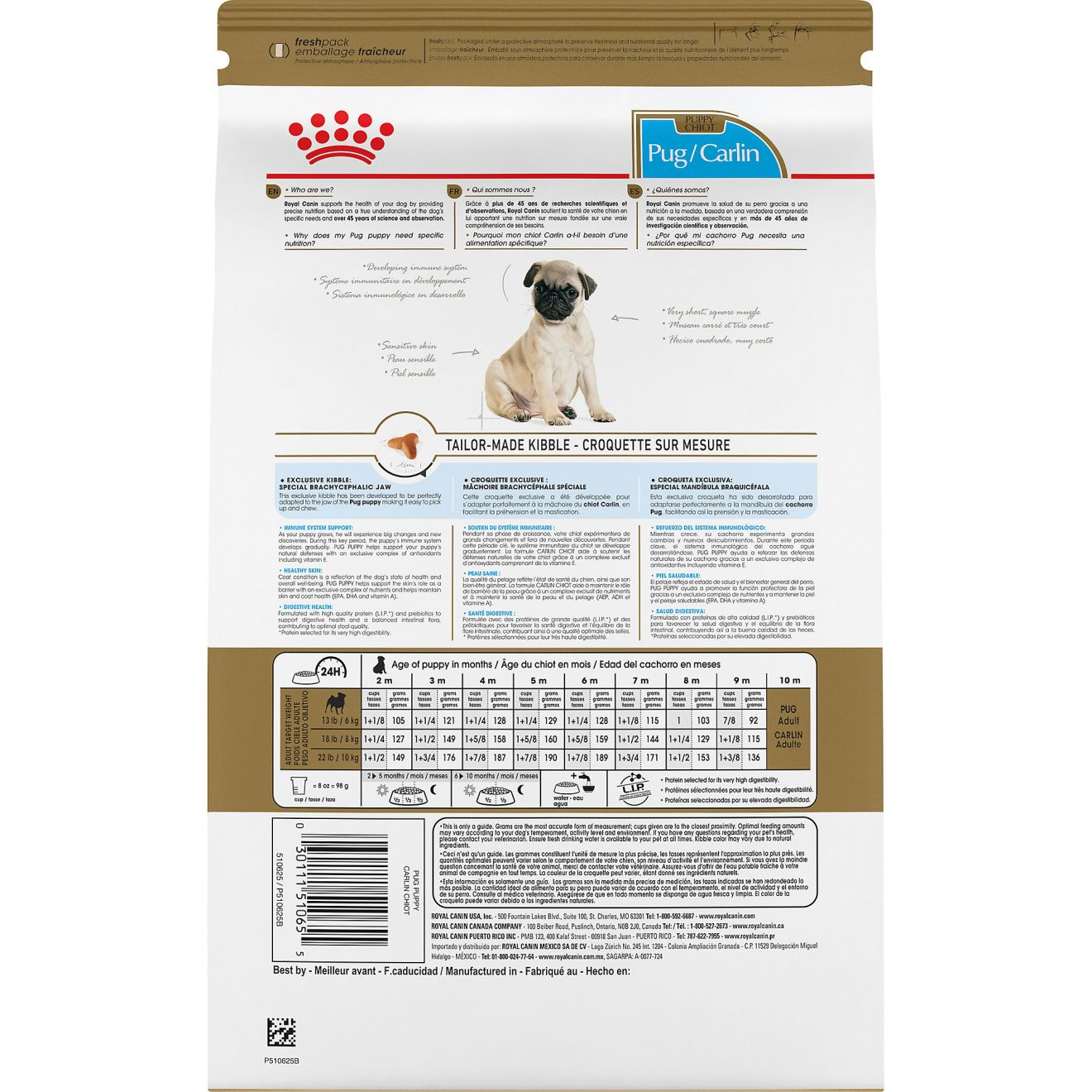 Royal canin 2024 pug puppy food