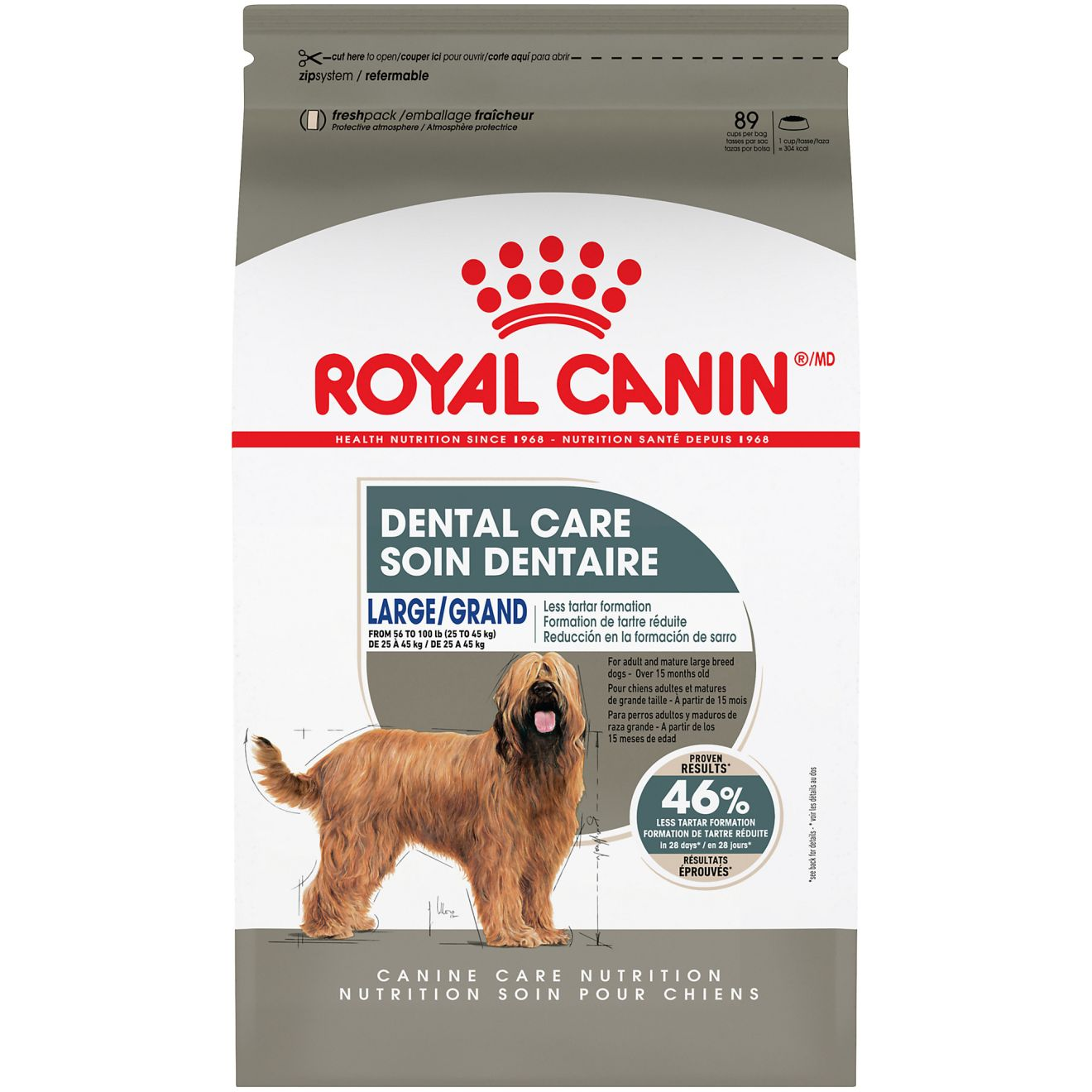 Dental care shop dog food