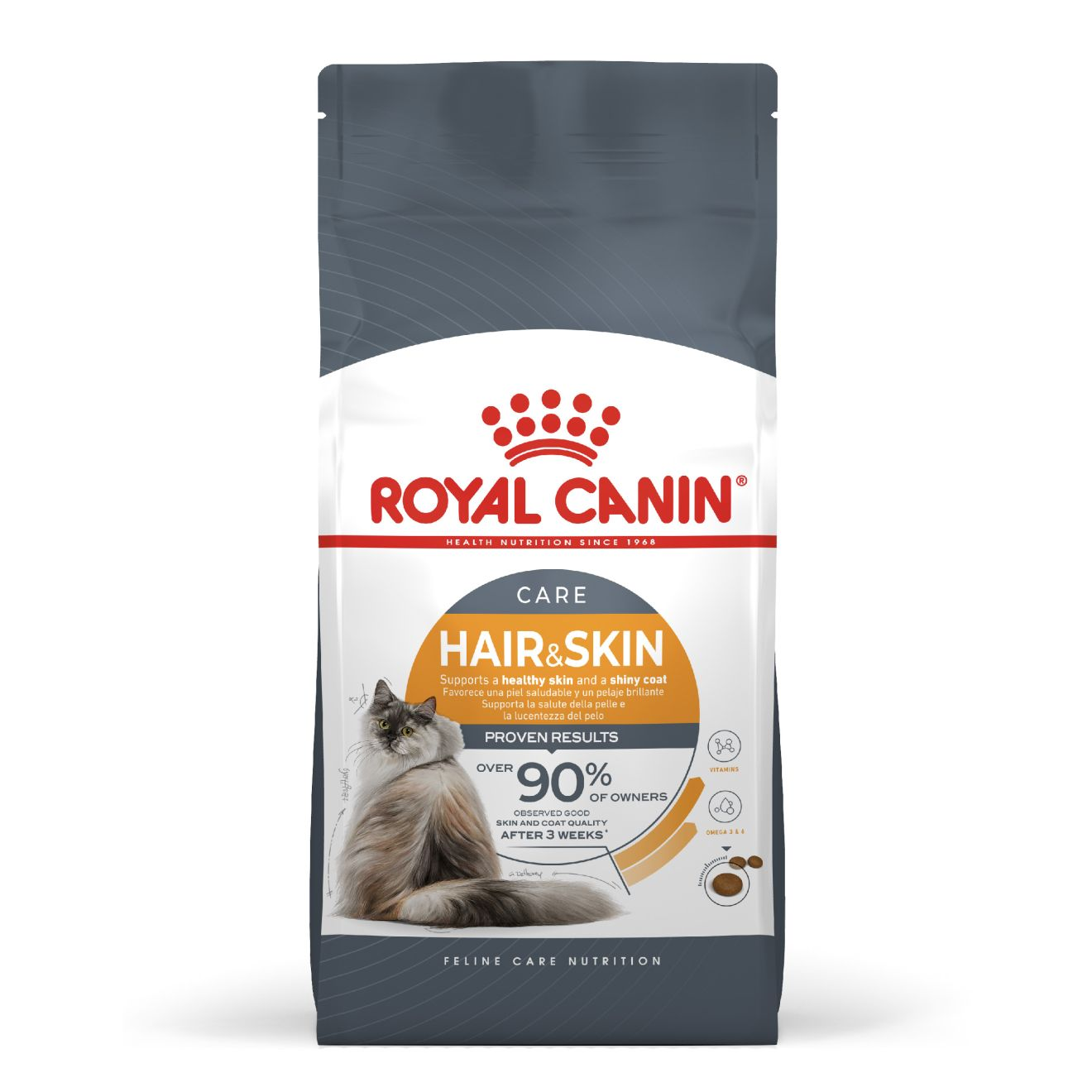 Hair and on sale skin cat food