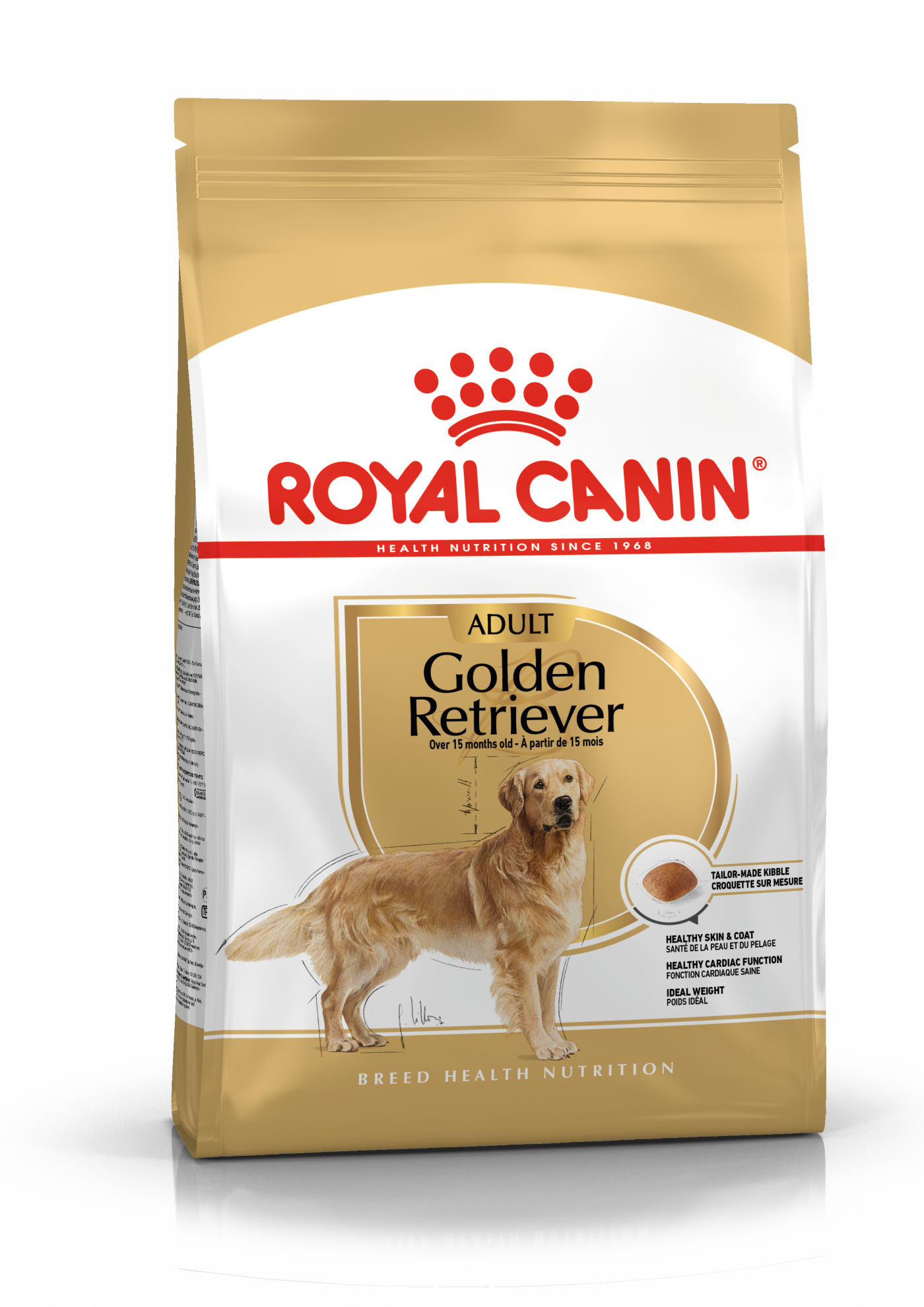 golden retriever packshot