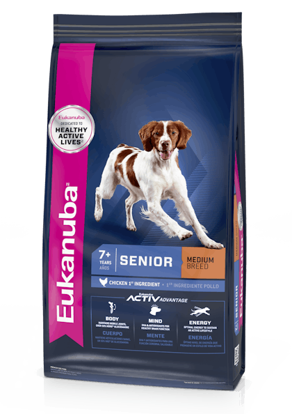 EUKANUBA - SENIOR MEDIUM BREED - PACKSHOT- EN/SP