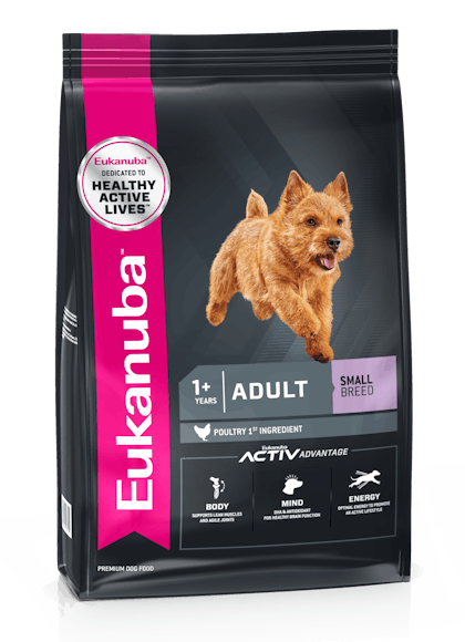 Eukanuba – Adult Small Breed – 3D left Justified – ANZ