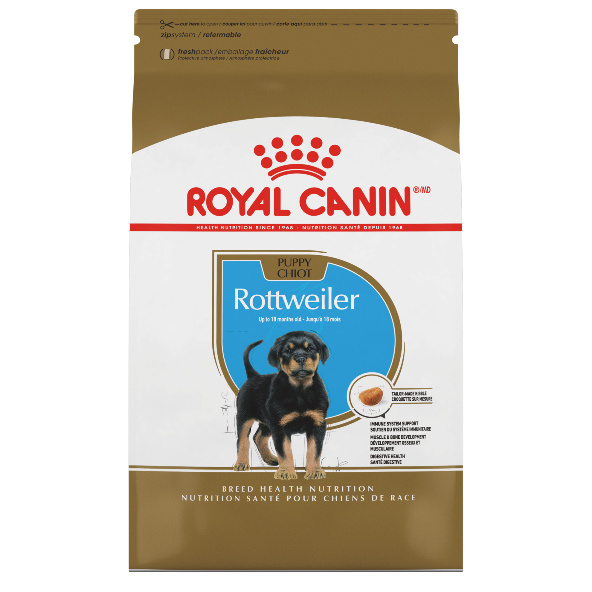 Rottweiler Chiot – Nourriture sèche pour chiots