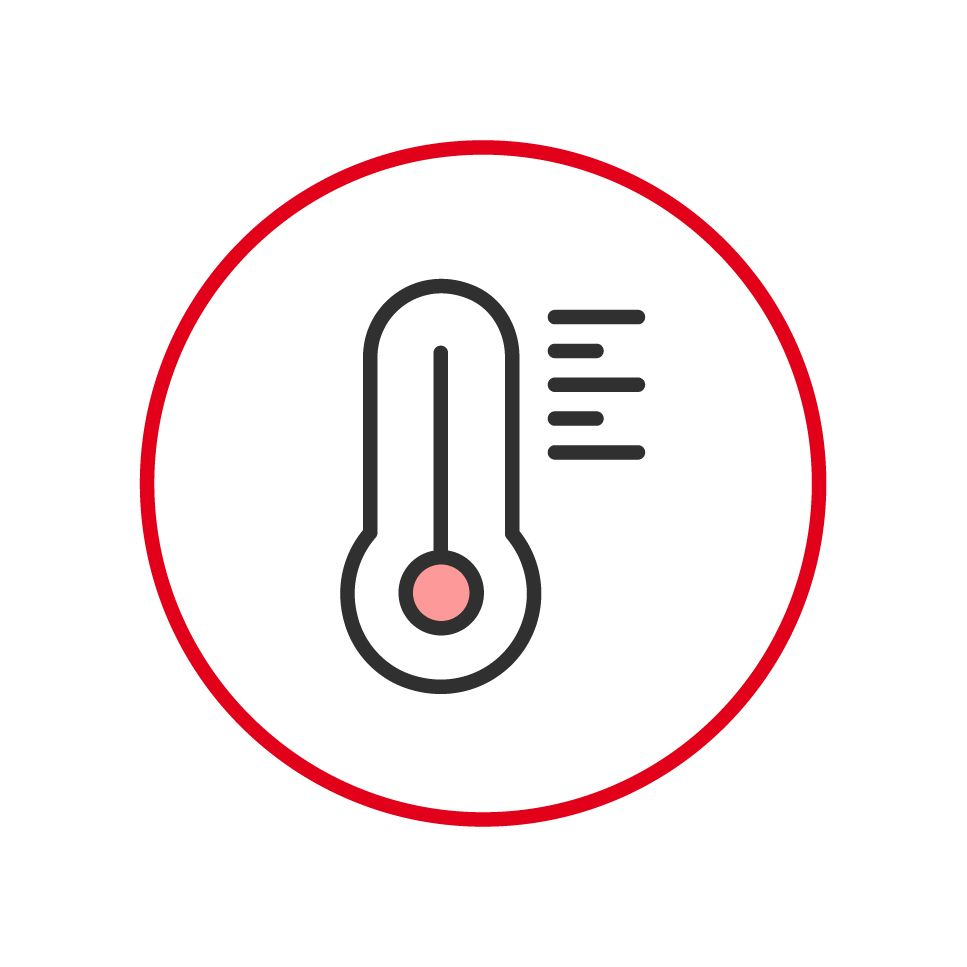 Illustration of a thermometer