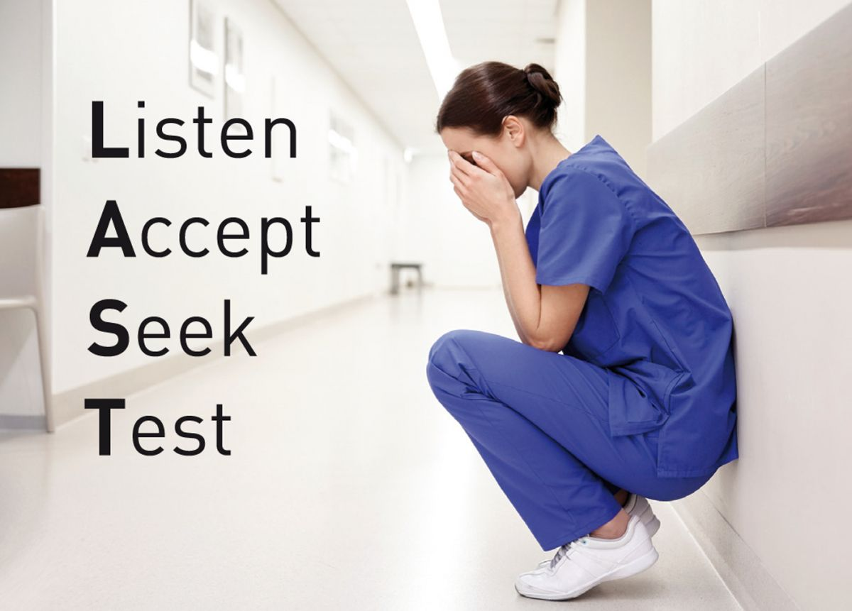 In Krisensituationen können verschiedene Hilfsmittel zur Unterstützung der Bewältigung eingesetzt werden. Die Listen- Accept-Seek-Test-Methode (L.A.S.T.) kann in solchen Momenten äußerst hilfreich sein.