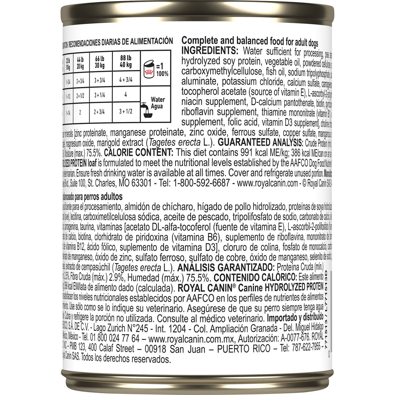 Canine Hydrolyzed Protein loaf Royal Canin US