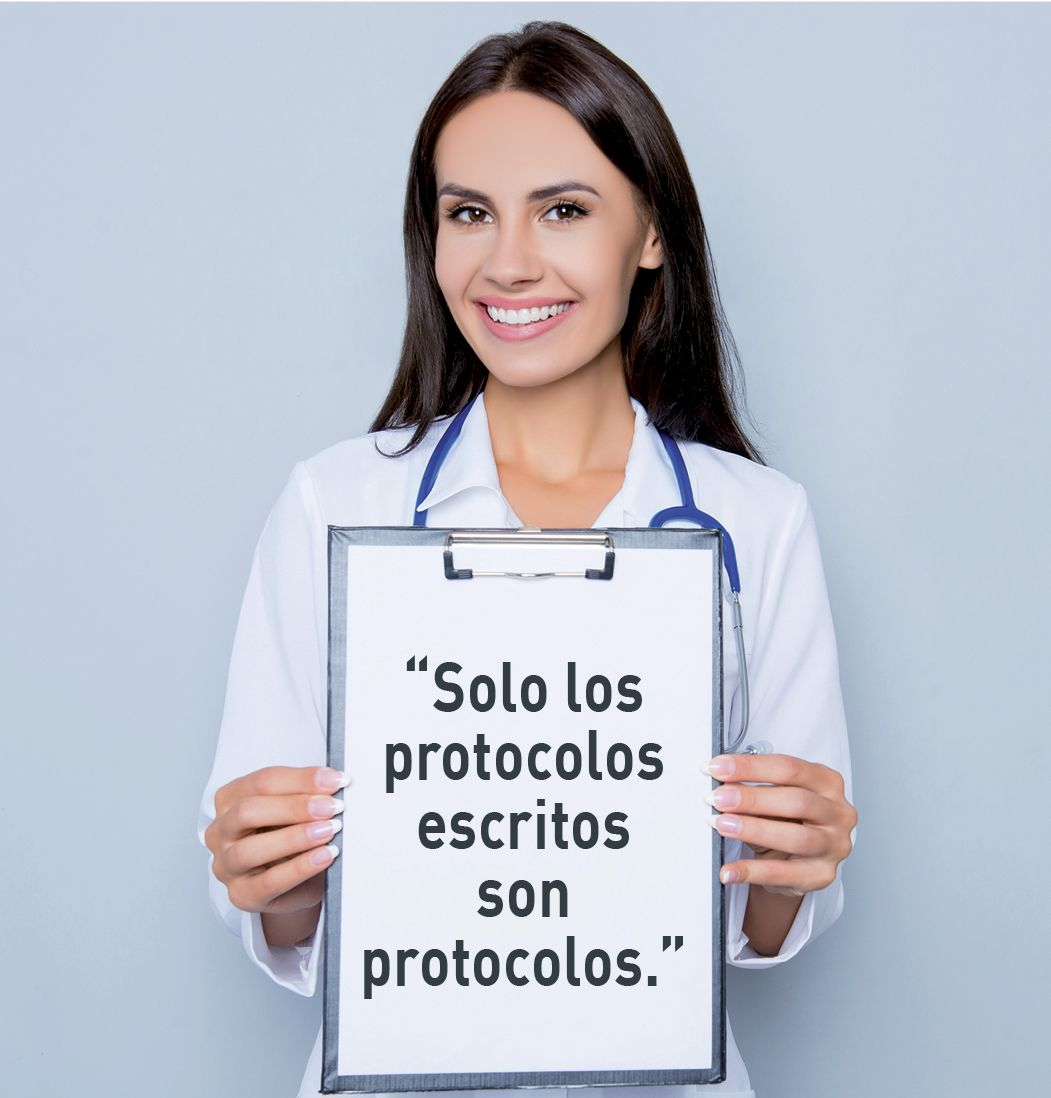 Todos los protocolos deben estar escritos