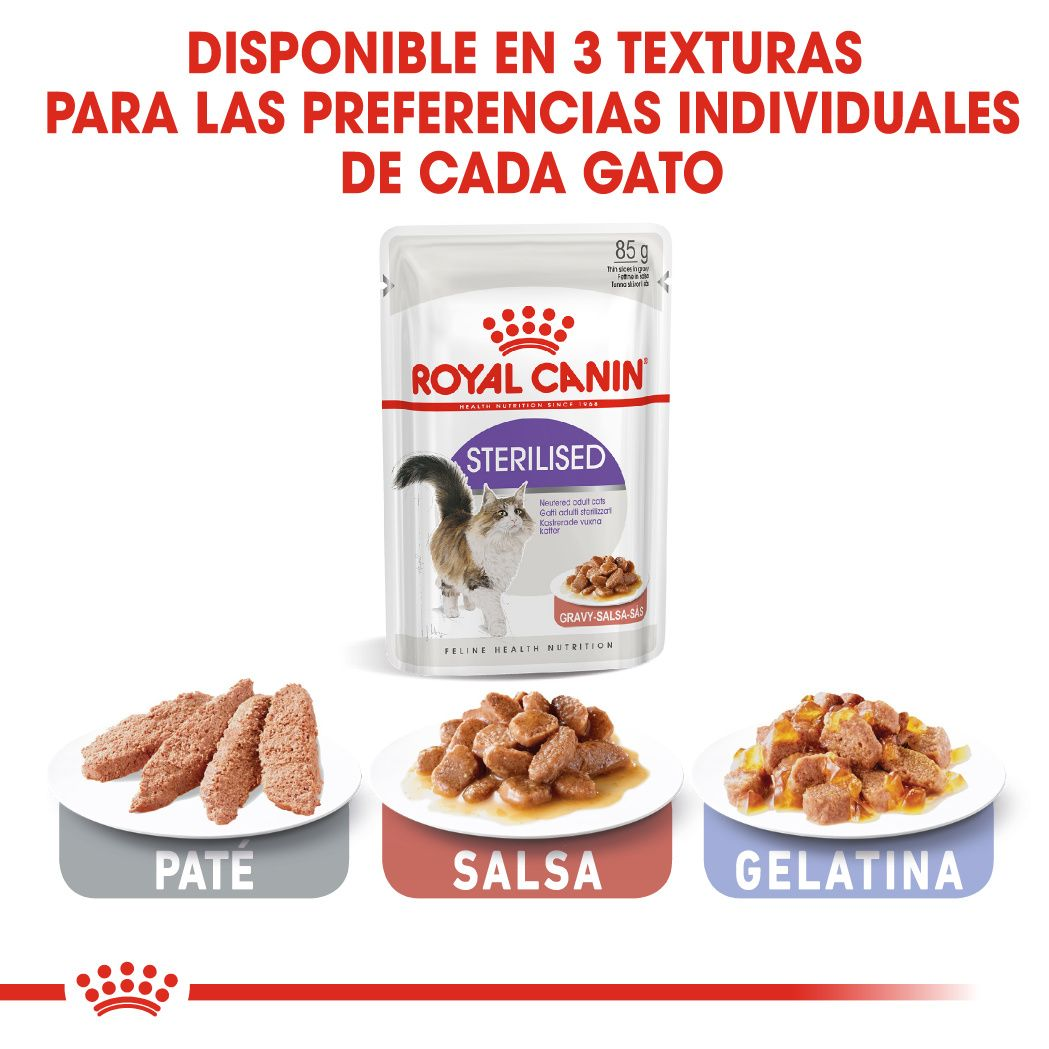 ROYAL CANIN Kitten Sterilized Salsa 85g comida humeda gato