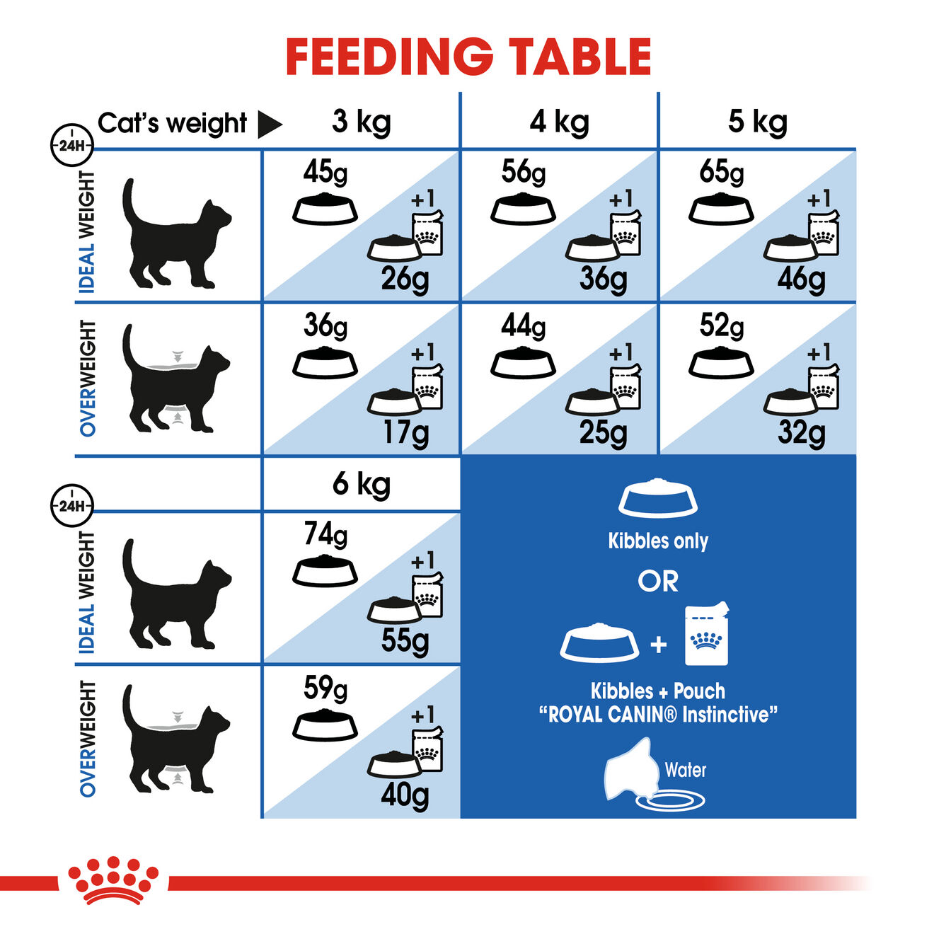 Royal canin cat cheap food feeding guide