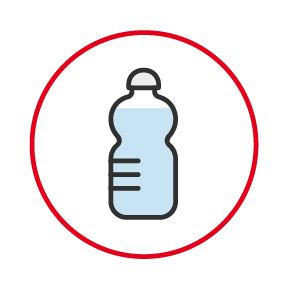 Illustration d'une bouteille d’eau