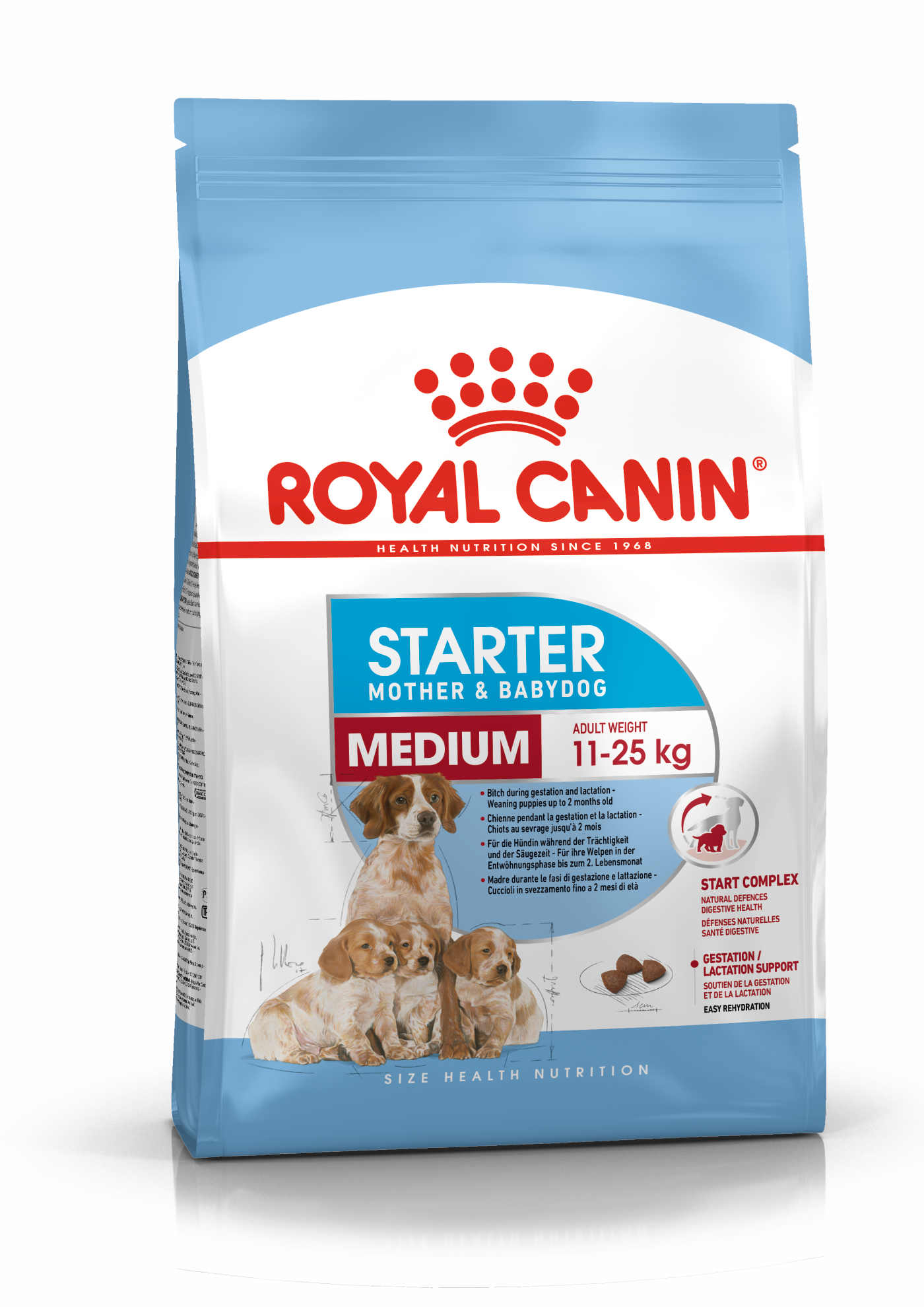 How to feed royal canin starter to puppy best sale