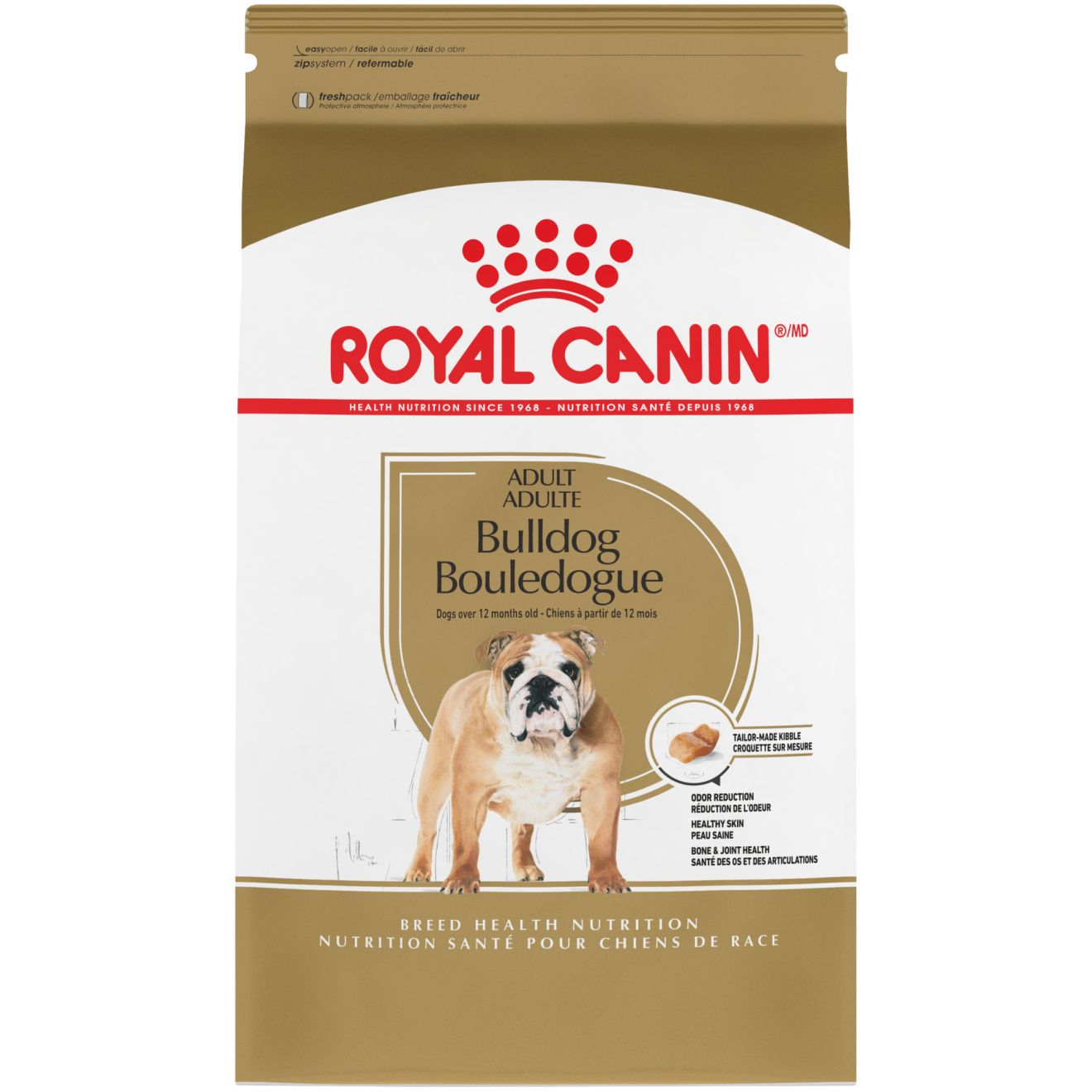 Bulldog Adult Dry Dog Food Royal Canin US