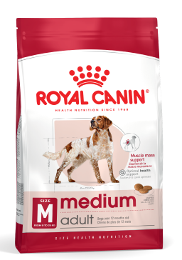  Imagen del envase de alimento seco para perros Royal Canin Medium Adult