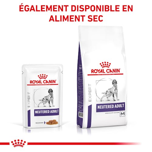 Neutered Adult Sauce - Aliment vétérinaire -  Sachet fraîcheur pour chien